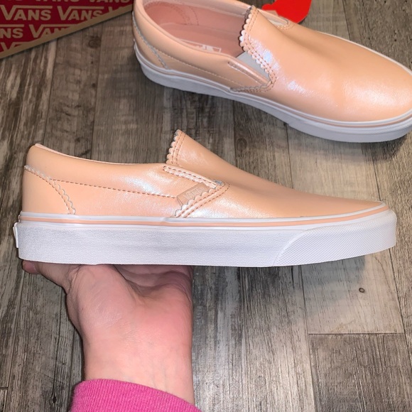 Vans pearl suede pink slip on shoes sneakers - Picture 3 of 6